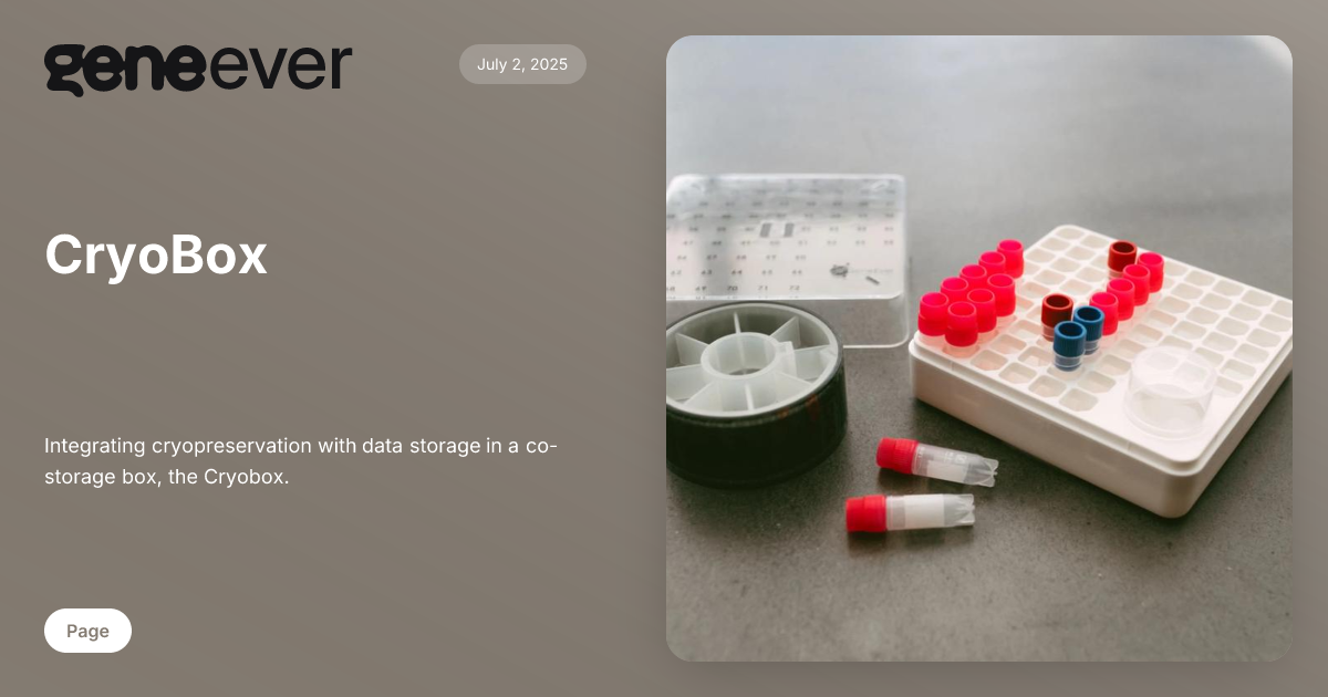 CryoBox | GeneEver